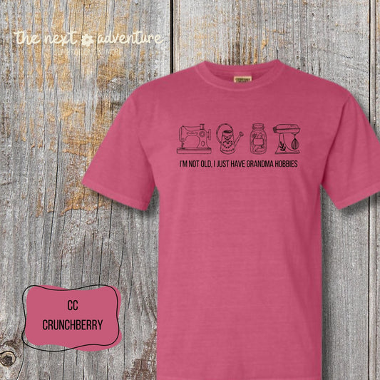 Grandma Hobbies Comfort Colors Tee
