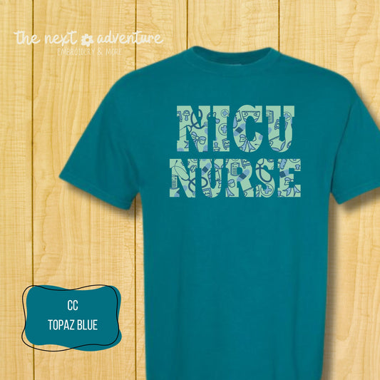 NICU Nurse Comfort Colors Tee