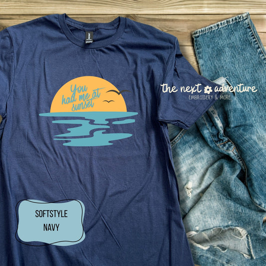 You Had Me at Sunset Softstyle Tee