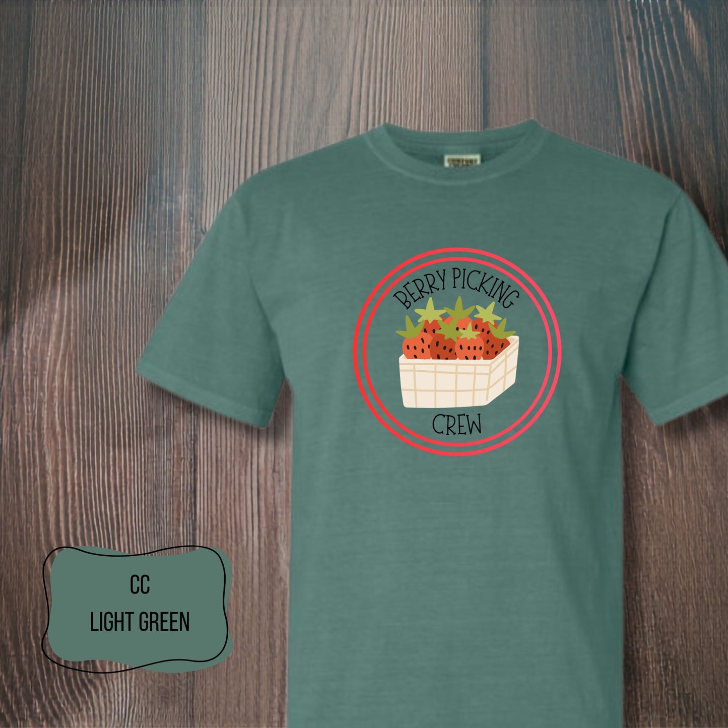 Berry Picking Crew Comfort Colors Tee