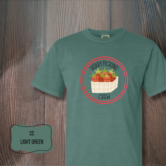 Berry Picking Crew Comfort Colors Tee