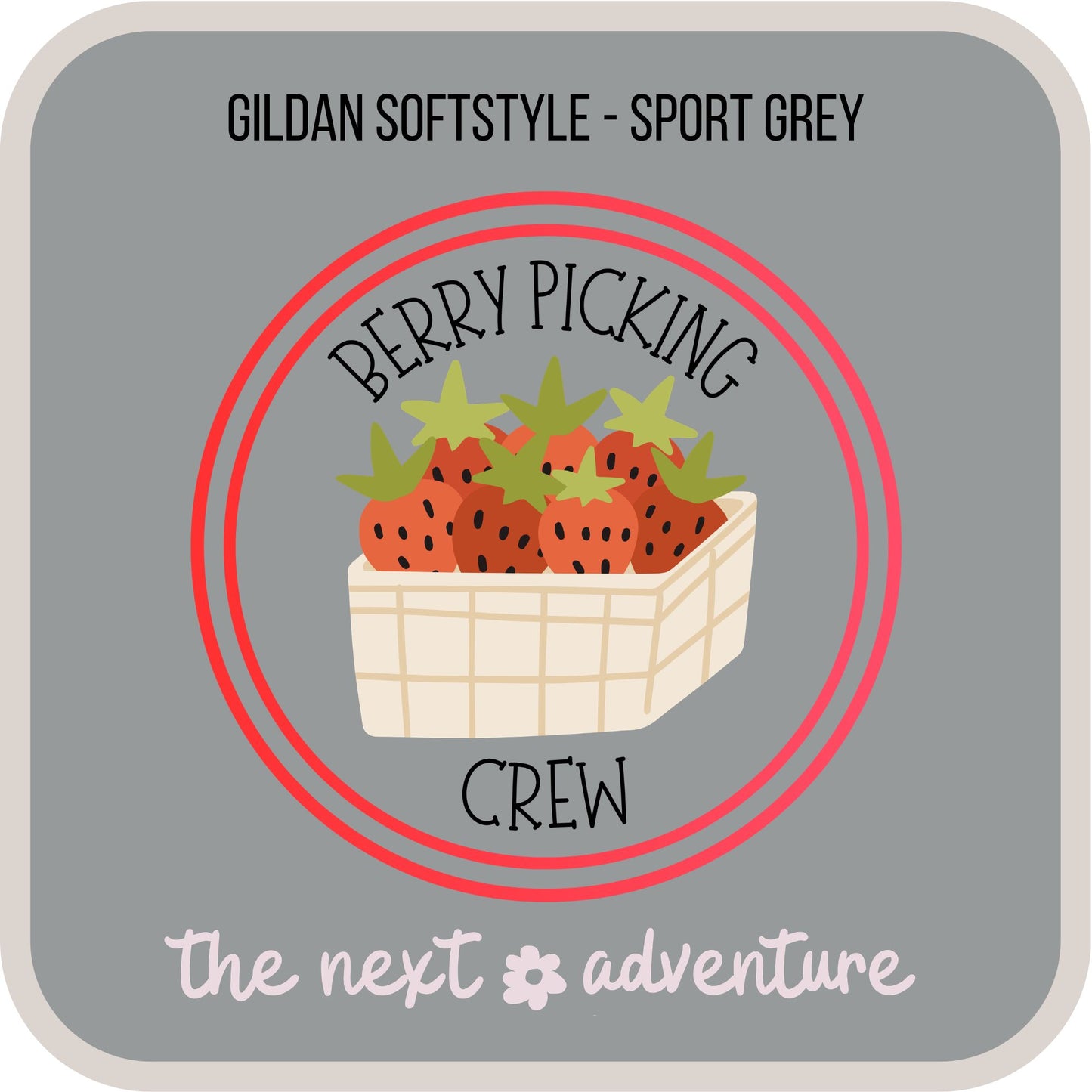 Berry Picking Crew Softstyle Tee