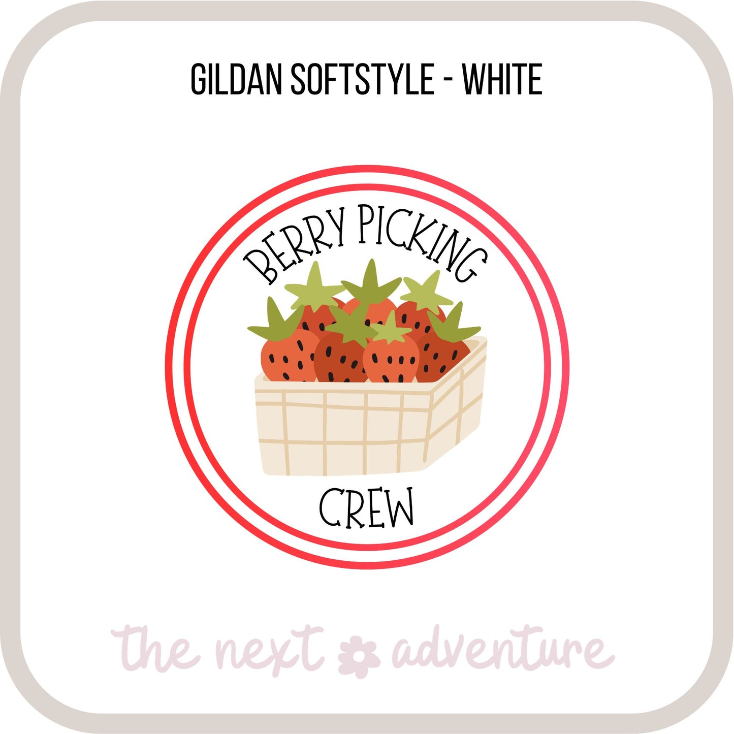 Berry Picking Crew Softstyle Tee