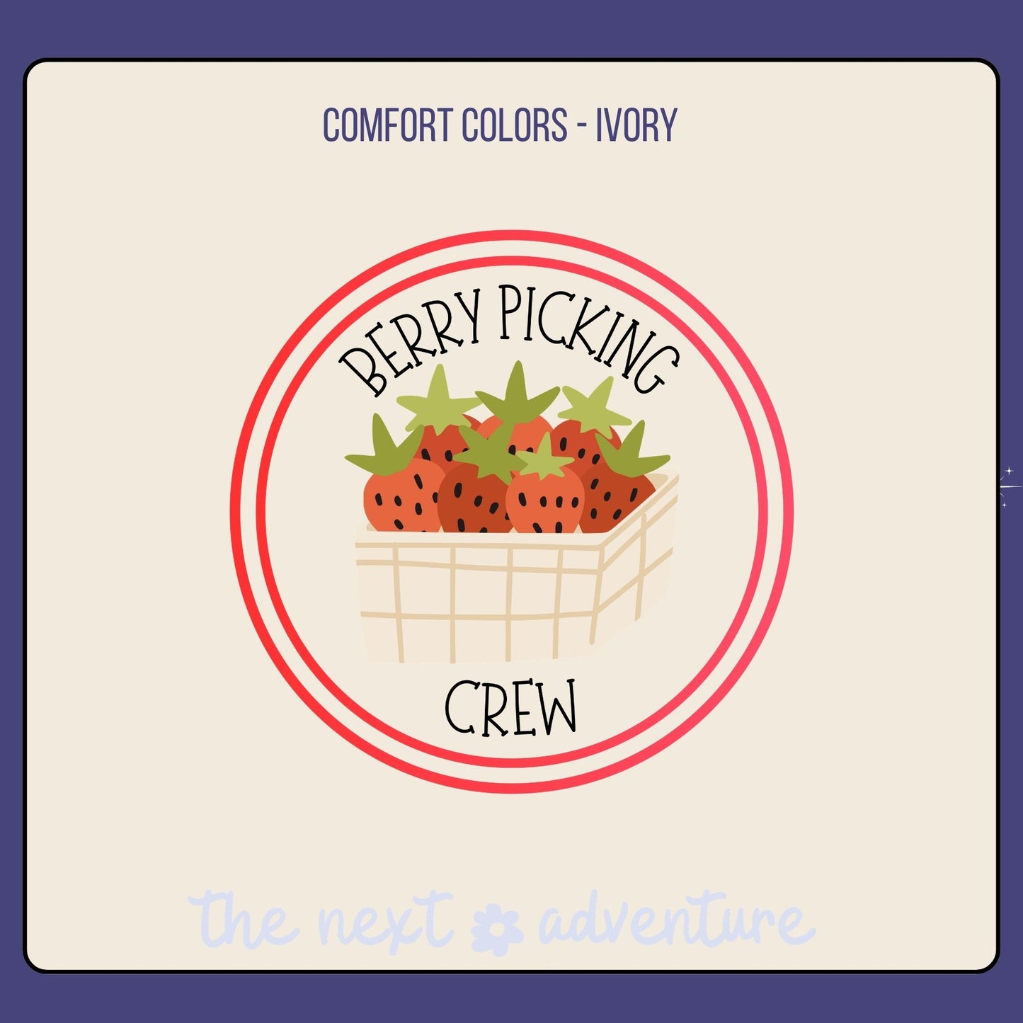 Berry Picking Crew Comfort Colors Tee