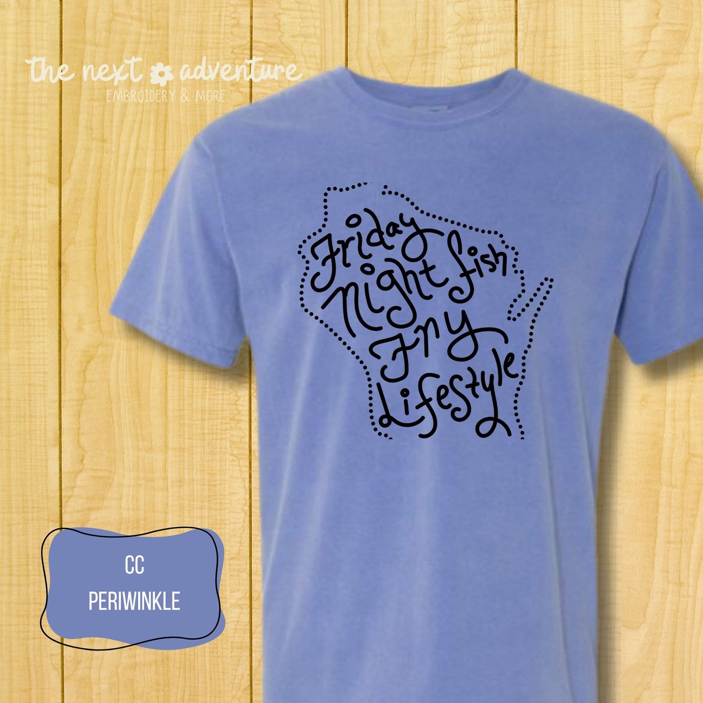 Friday Night Fish Fry Lifestyle Comfort Colors Tee