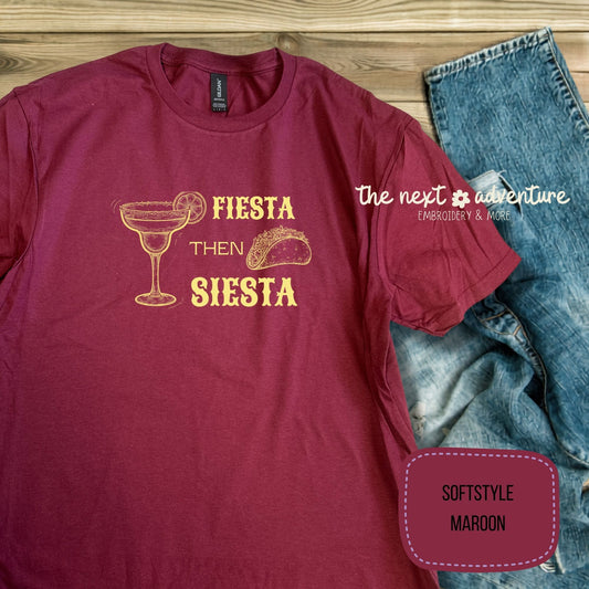 Fiesta Then Siesta Softstyle Tee