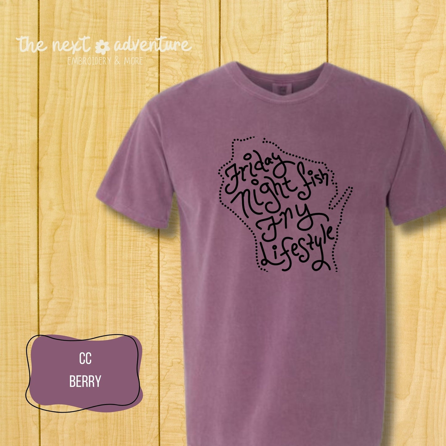 Friday Night Fish Fry Lifestyle Comfort Colors Tee