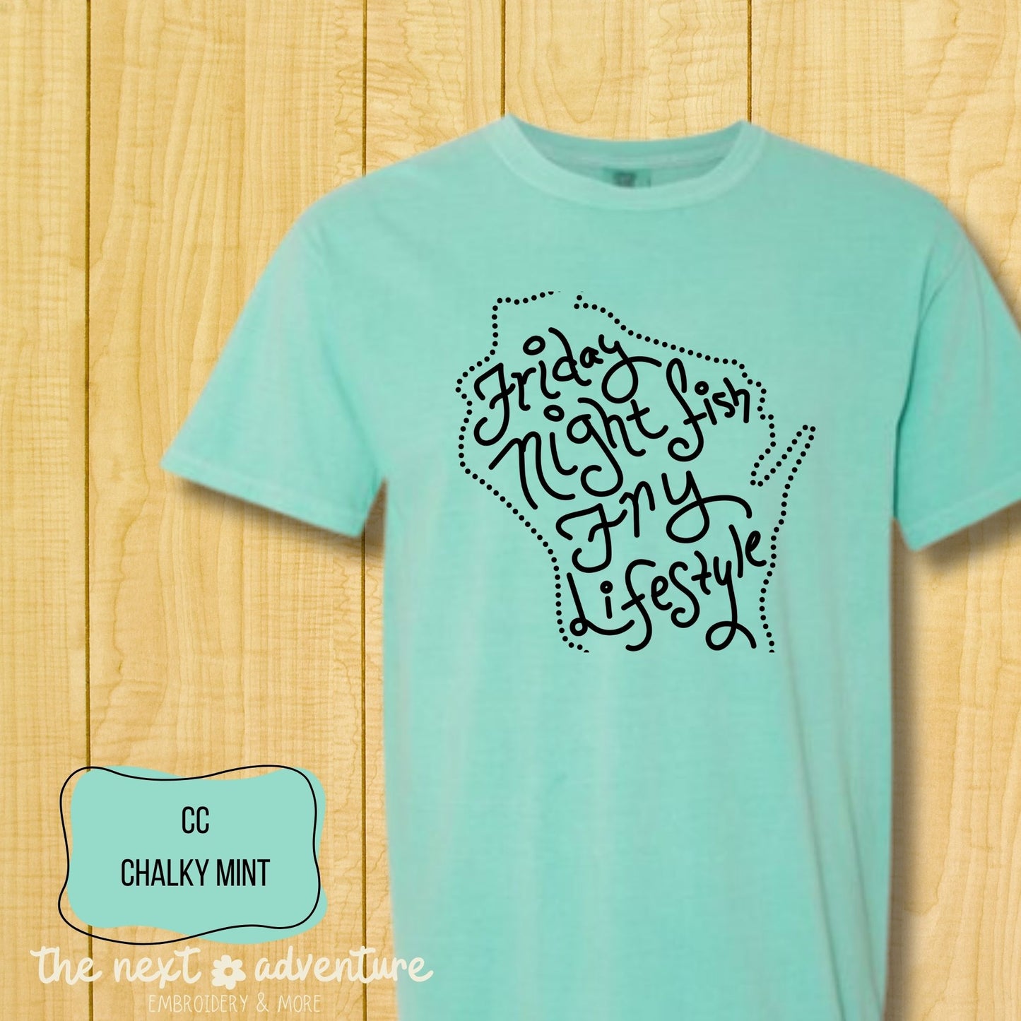 Friday Night Fish Fry Lifestyle Comfort Colors Tee