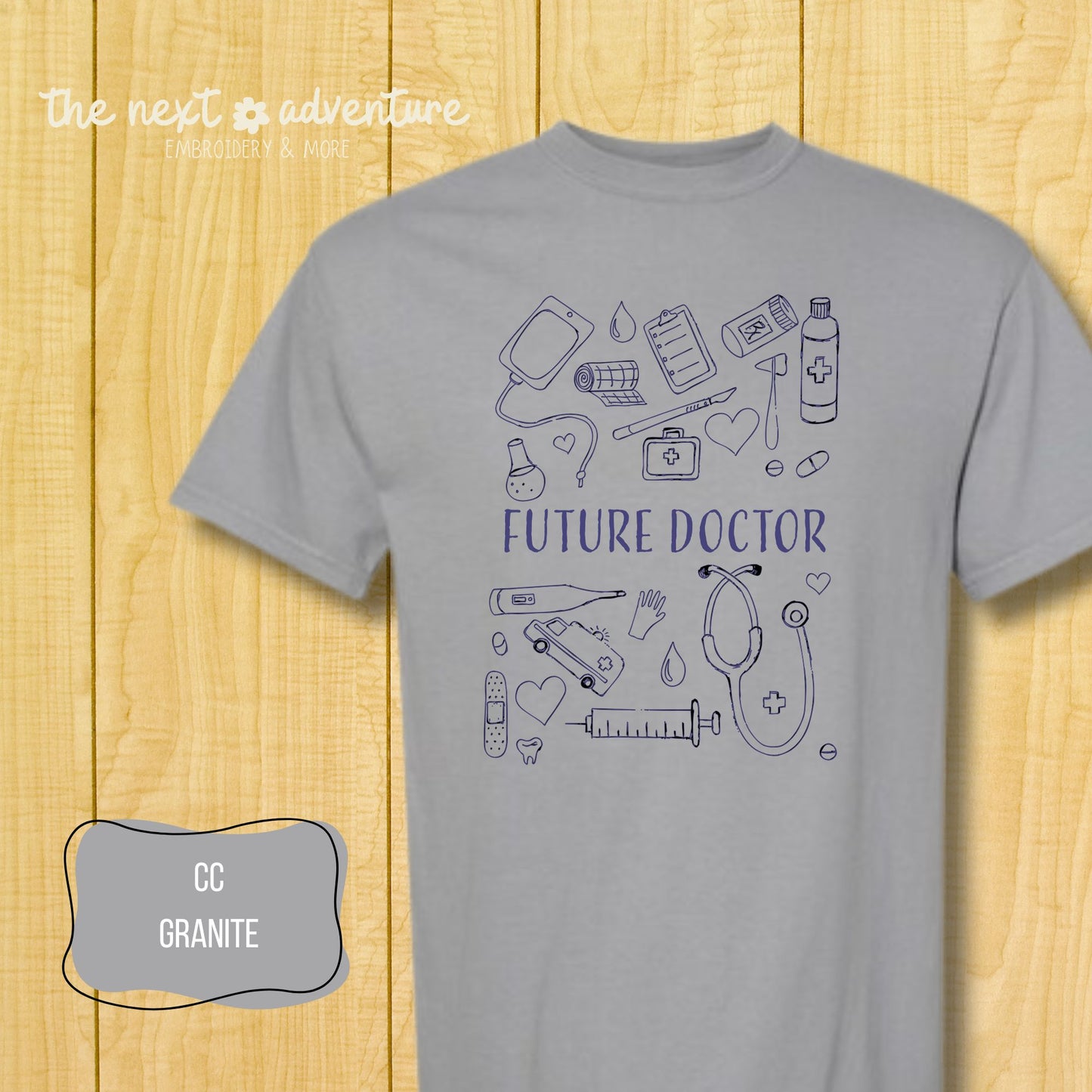 Future Doctor Essentials Comfort Colors Tee