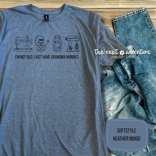 Grandma Hobbies Softstyle Tee