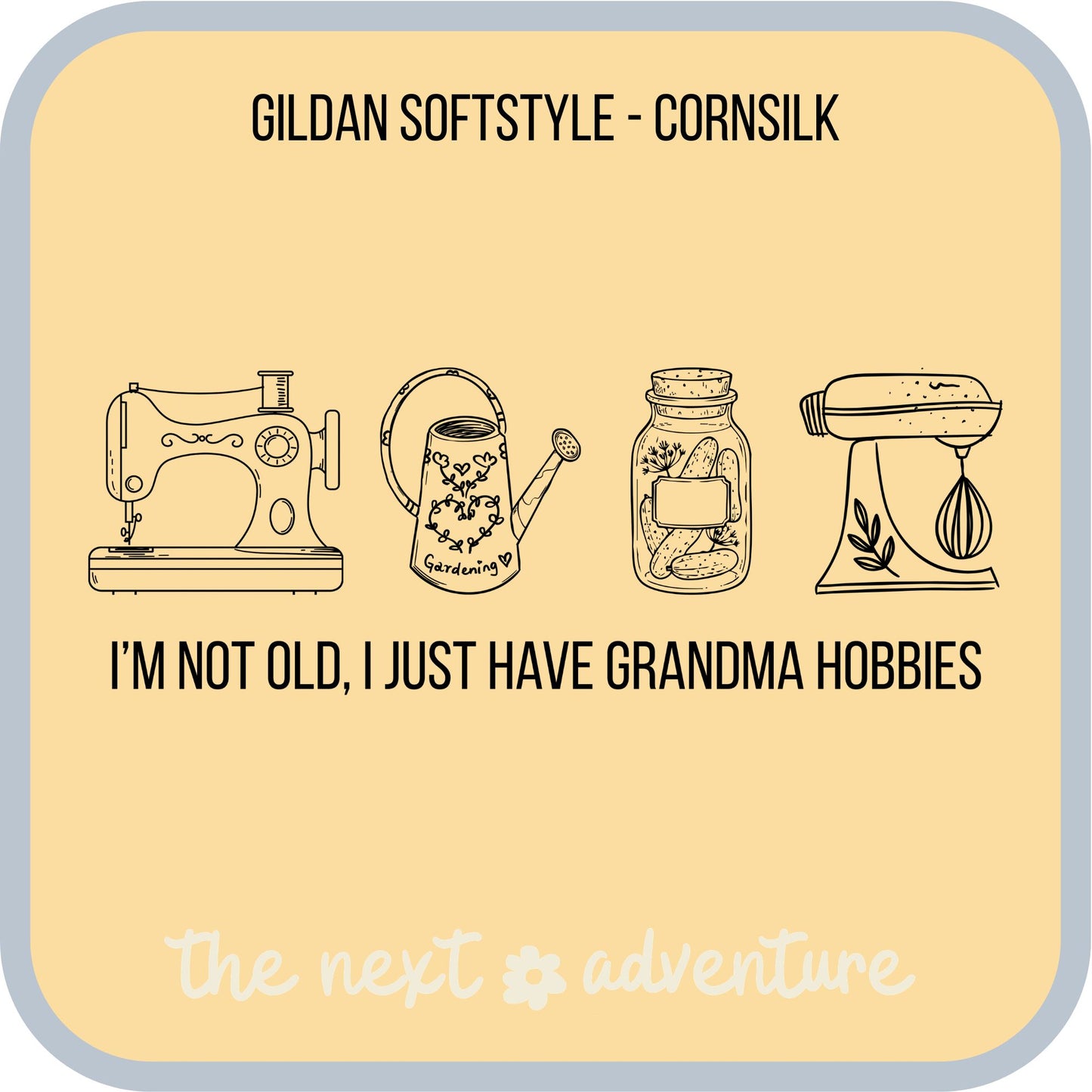 Grandma Hobbies Softstyle Tee