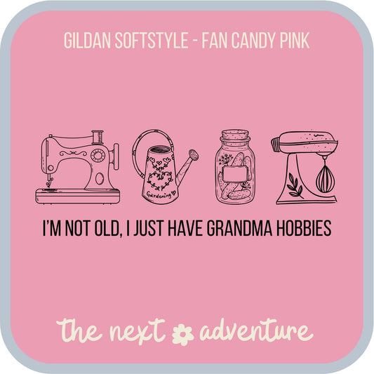 Grandma Hobbies Softstyle Tee