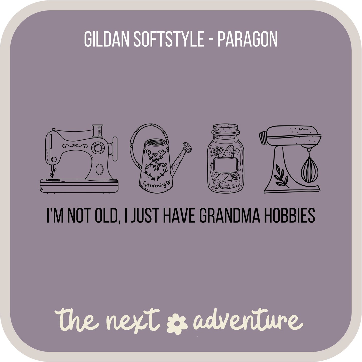 Grandma Hobbies Softstyle Tee