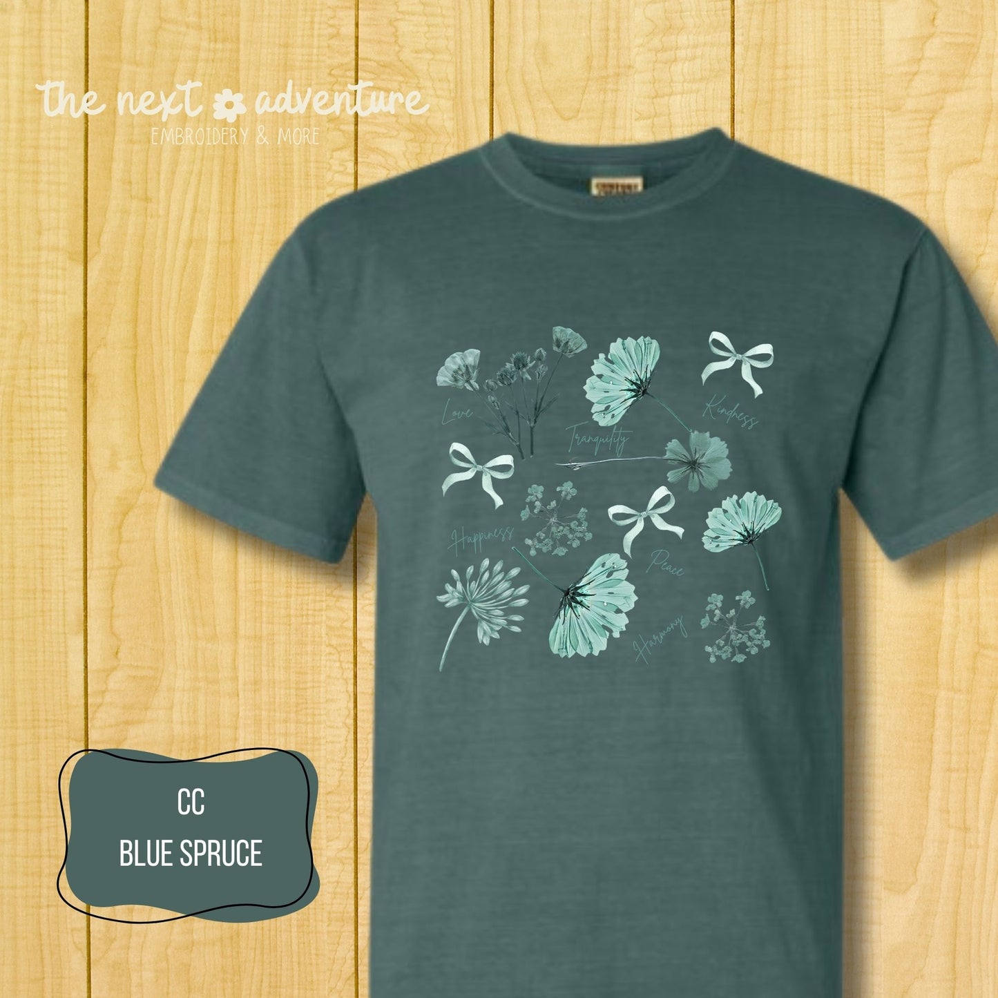 Harmony in Bloom Botanical Comfort Colors Tee
