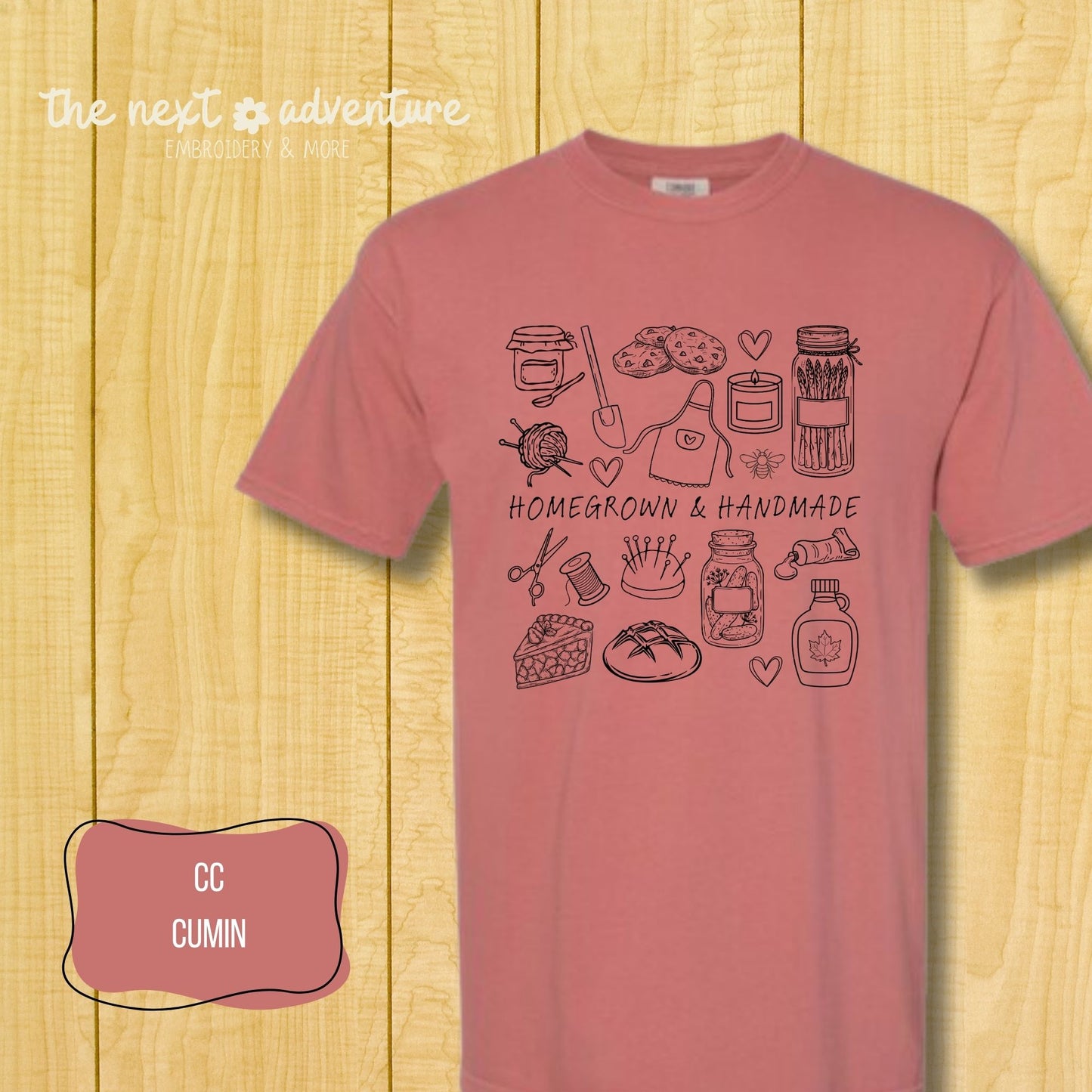 Homegrown & Handmade Artisan Comfort Colors Tee
