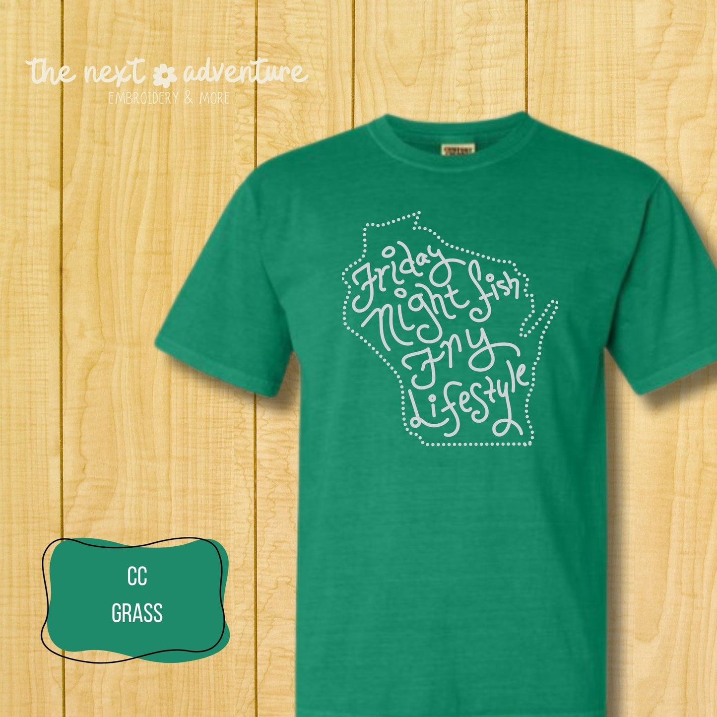 Friday Night Fish Fry Lifestyle Comfort Colors Tee (Light on Dark)