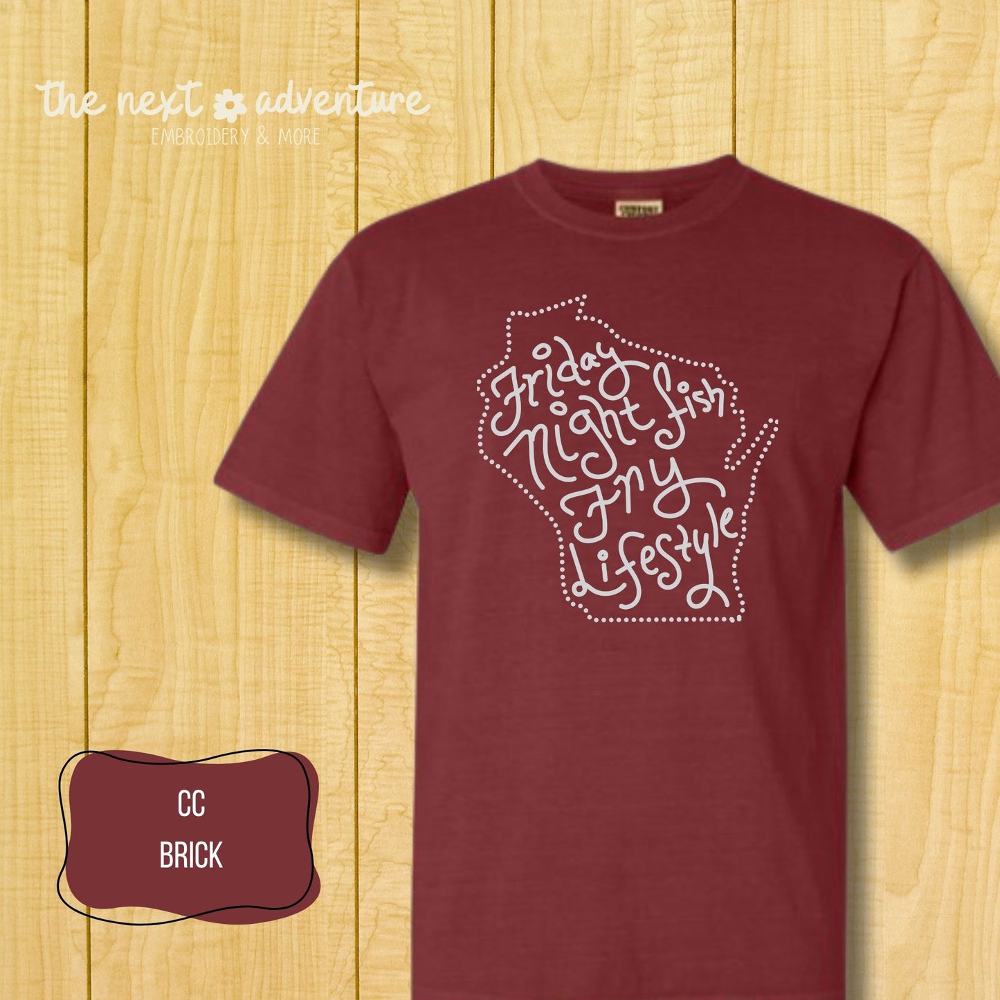 Friday Night Fish Fry Lifestyle Comfort Colors Tee (Light on Dark)