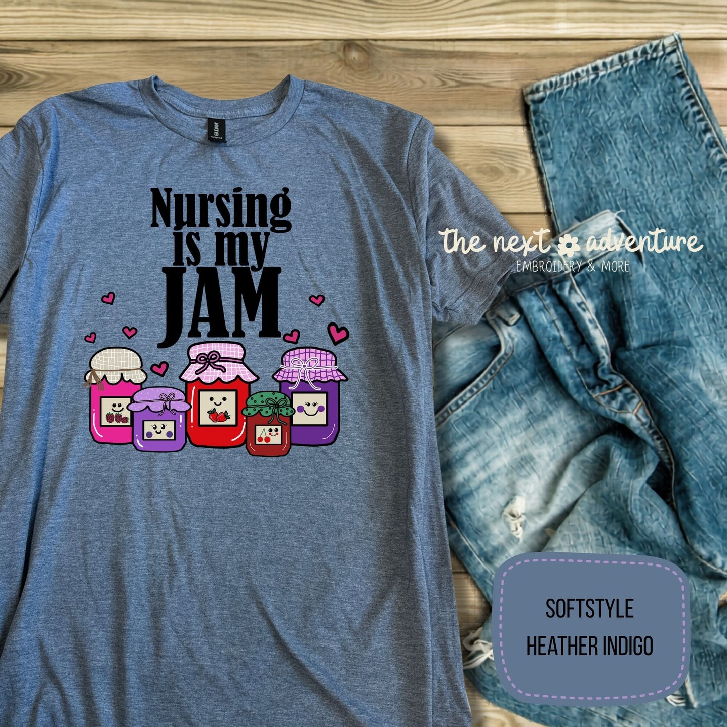 Nursing Is My Jam Softstyle Tee