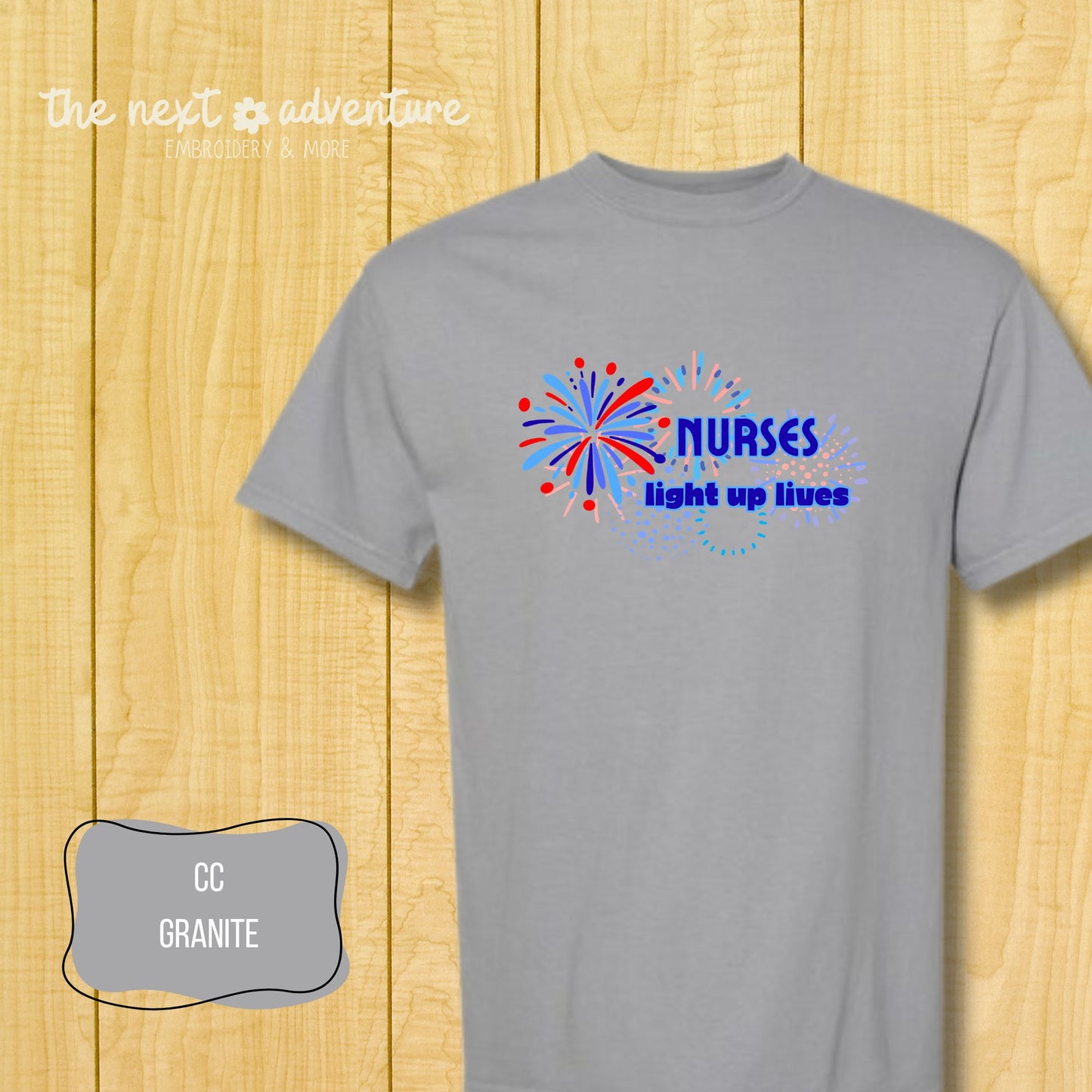 Nurses Light Up Lives Comfort Colors Tee