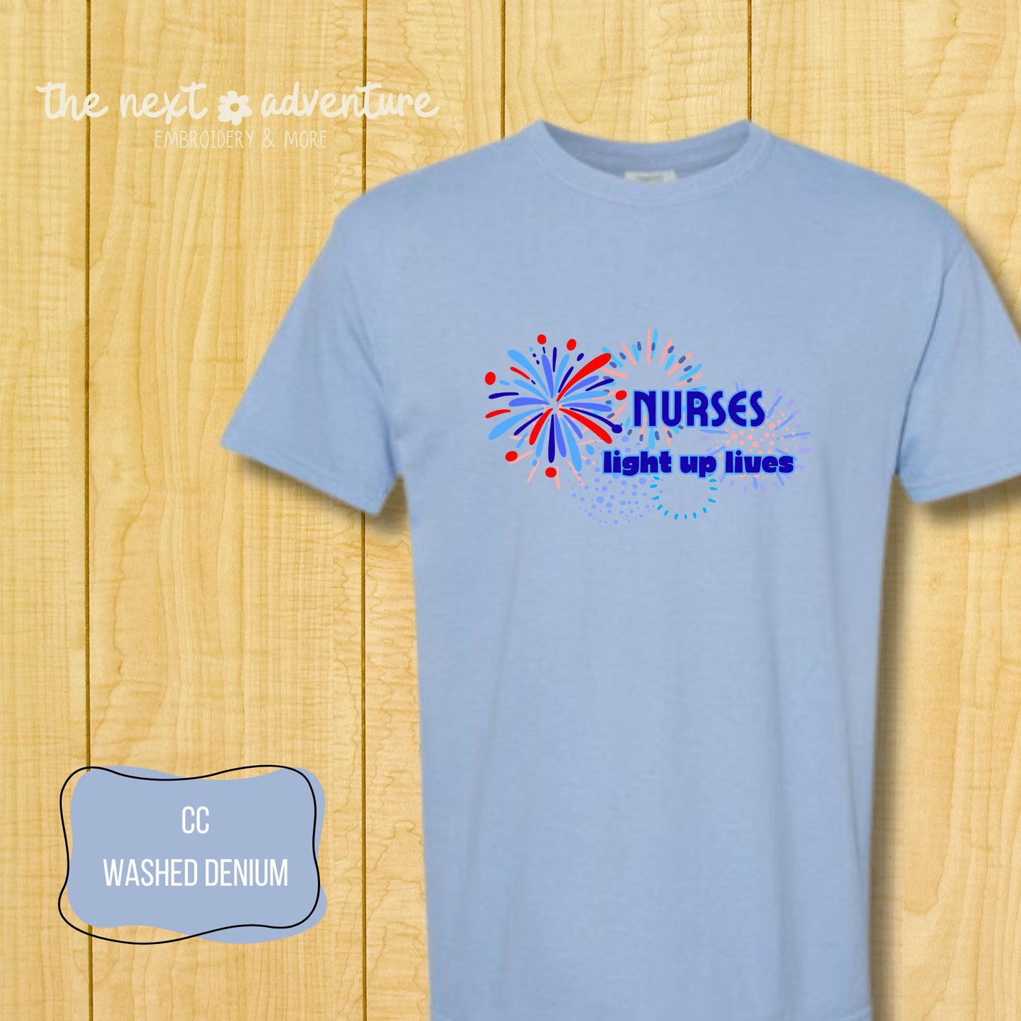 Nurses Light Up Lives Comfort Colors Tee