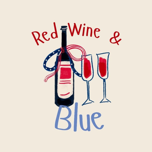 Red, Wine & Blue Comfort Colors Tee