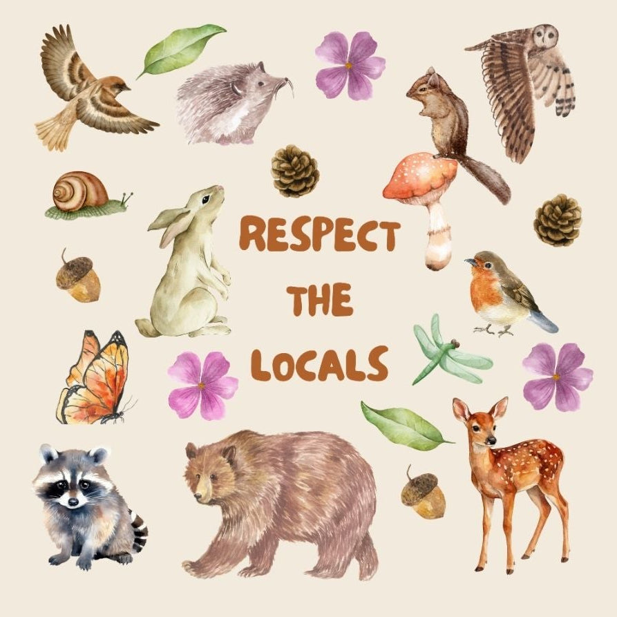 Respect the Locals Woodland Comfort Colors Tee