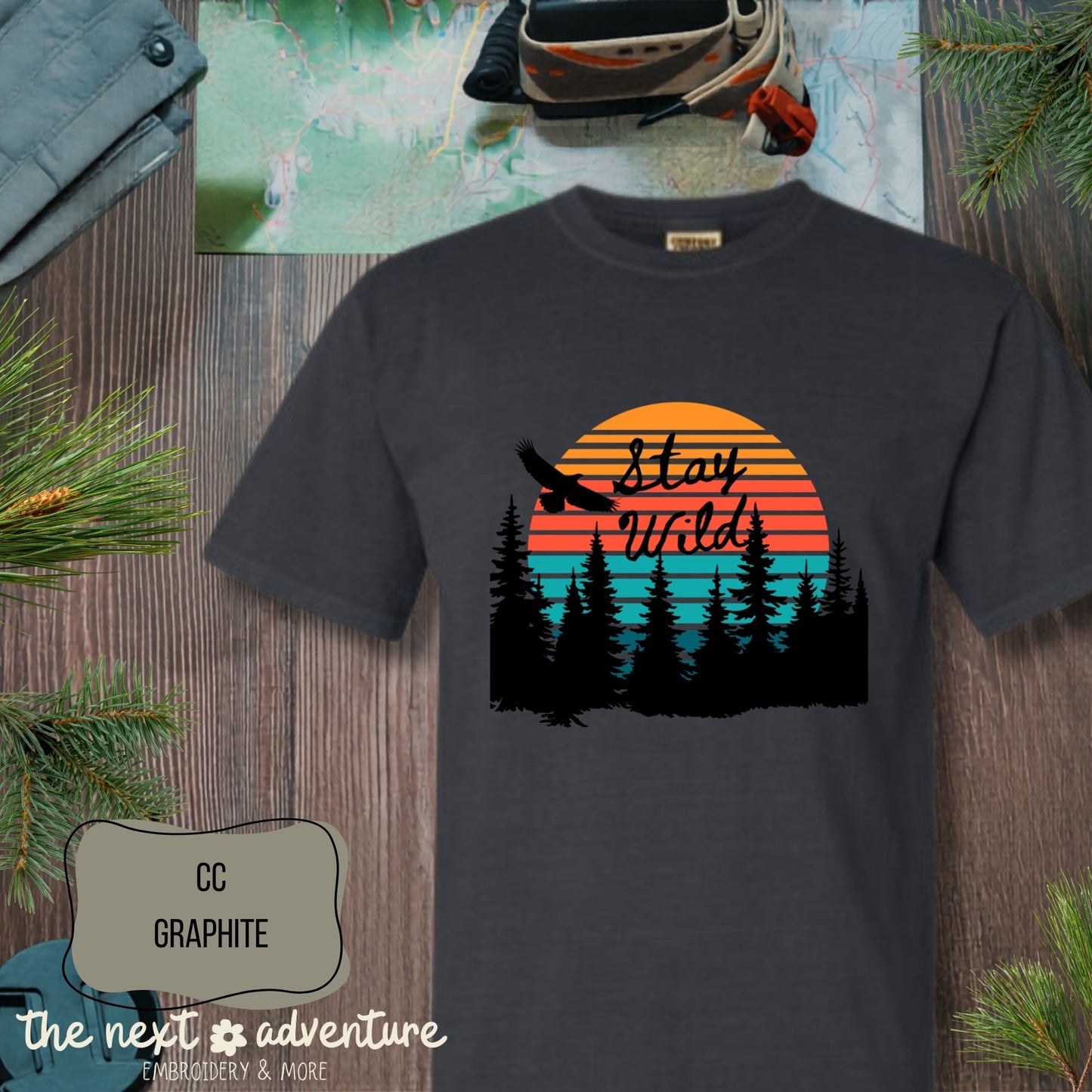 Stay Wild Sunset Comfort Colors Tee