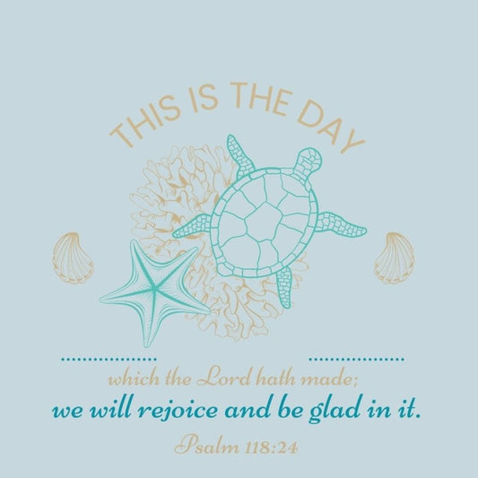 This Is the Day Sea Life Comfort Colors Tee