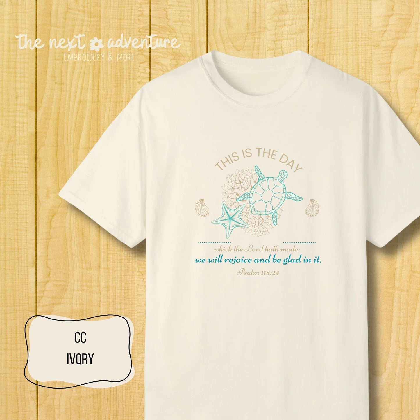 This Is the Day Sea Life Comfort Colors Tee
