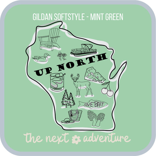Up North Wisconsin Adventure Softstyle Tee