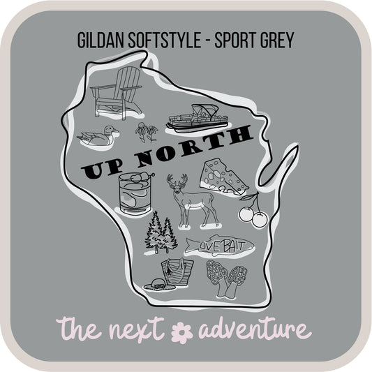 Up North Wisconsin Adventure Softstyle Tee