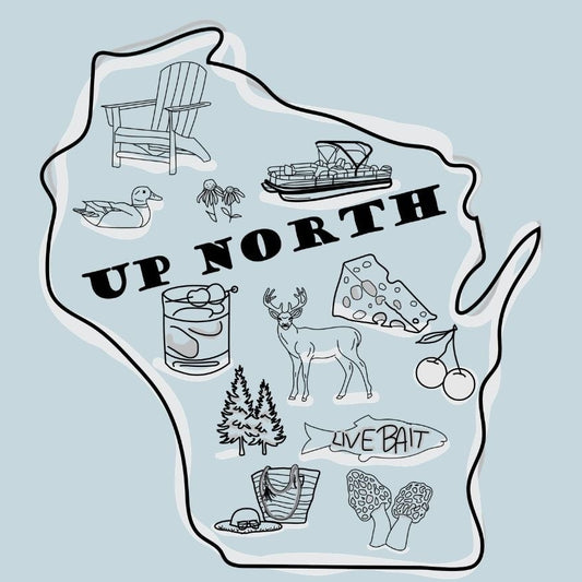 Up North Wisconsin Adventure Comfort Colors Tee