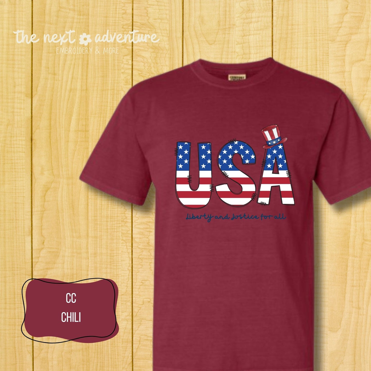 USA Comfort Colors Tee