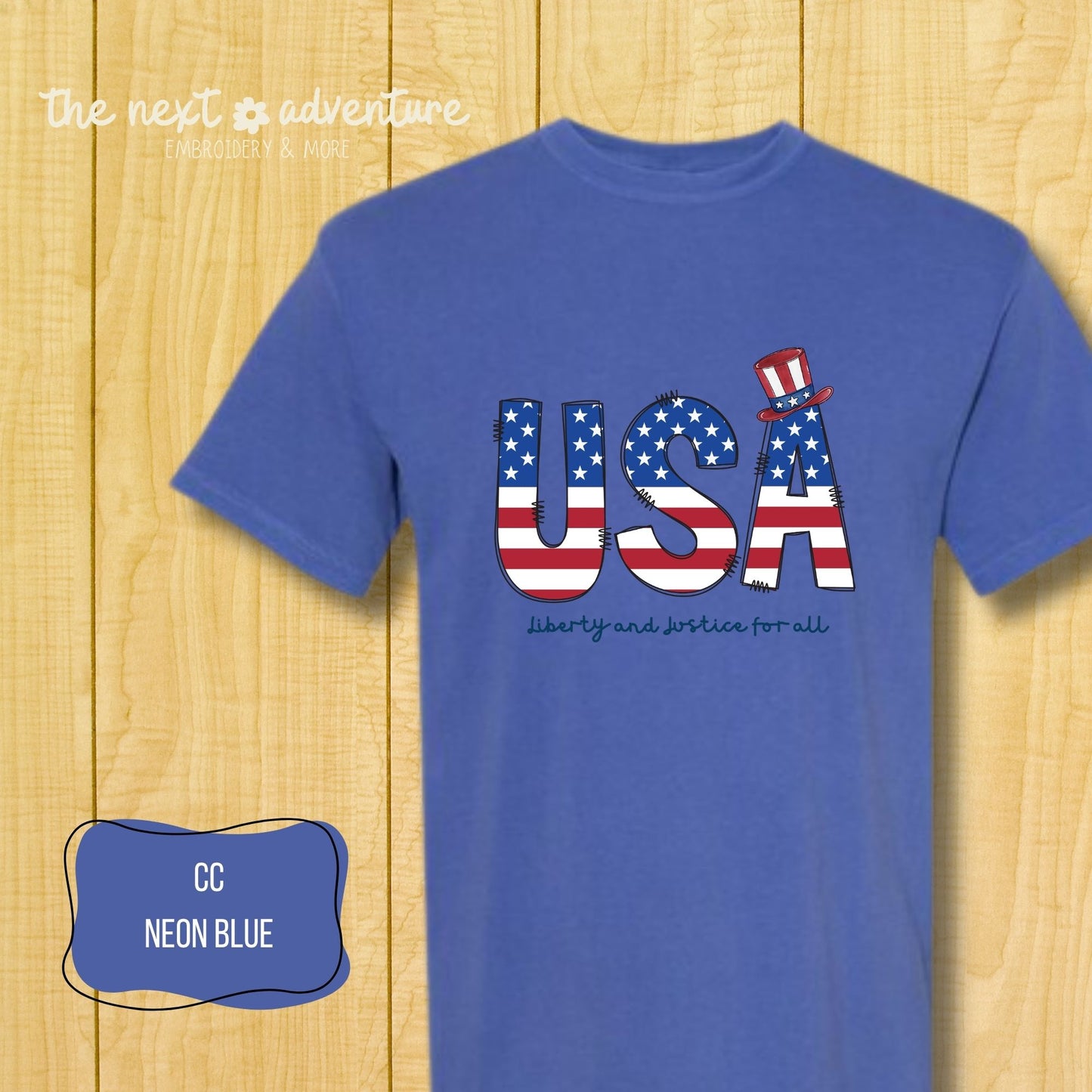 USA Comfort Colors Tee